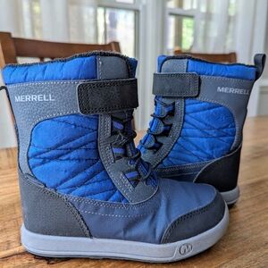 Merrell Kids Blue and Black Boots